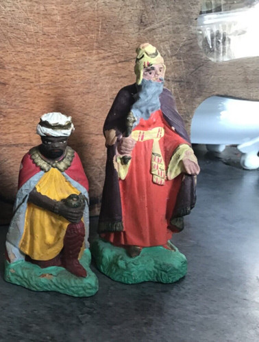 Ancien grand santon crèche - ancien, 2