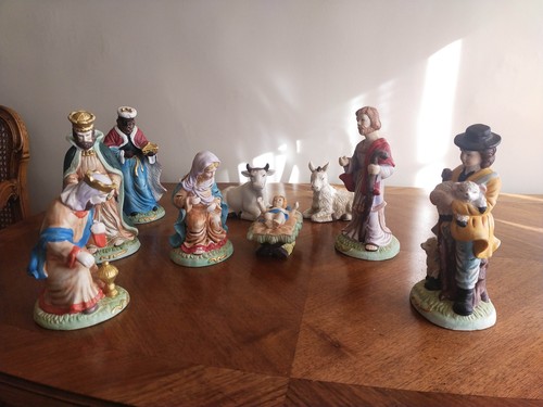 Grande crêche noël - crêche, de