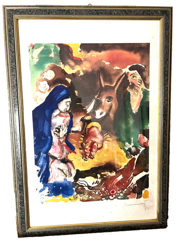 Grande lithographie moderne