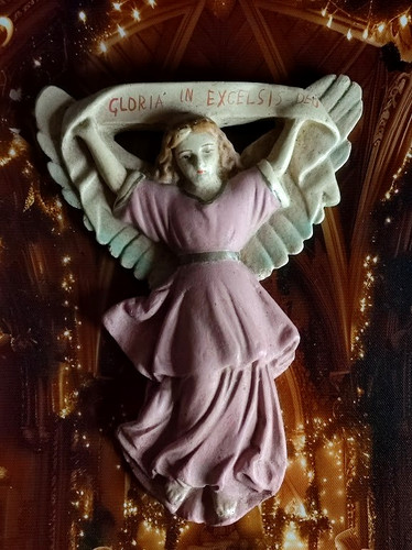 Antique grand ange - grand, creche