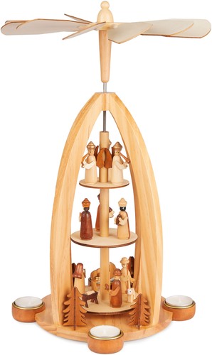 Tour pyramide noël bois - tour, de
