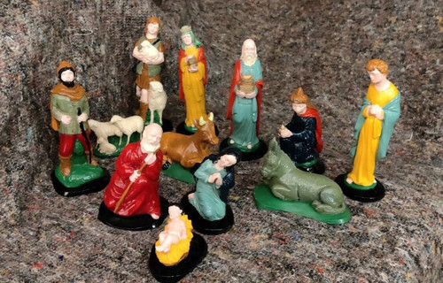 Creche noel santons tres - noel,